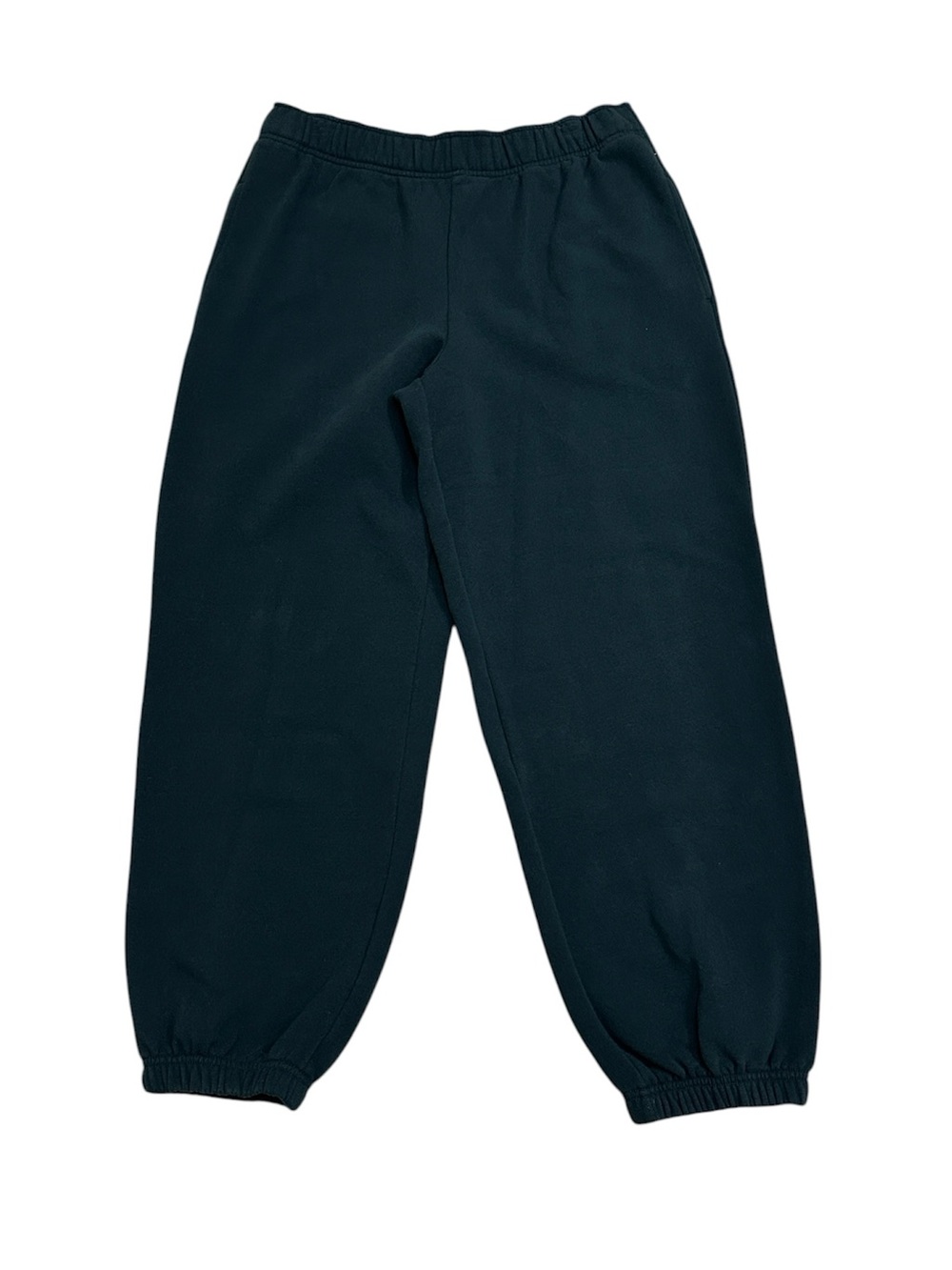 Athleta Forever Fleece High Rise Jogger Pants Womens M Seaweed Green Sweatpants